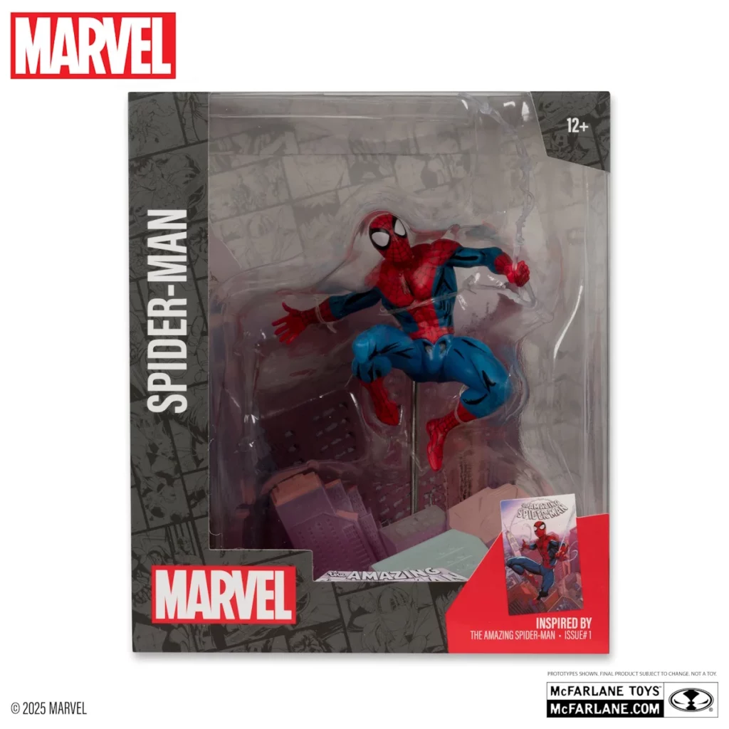 06. McFarlane Marvel Spider Man (The Amazing Spider Man #1) Figura, 17cm