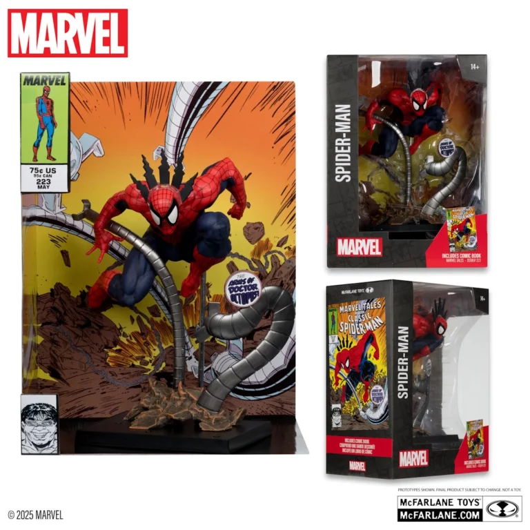 06. McFarlane Marvel Spider Man Figura, 25cm + Strip (Marvel Tales #223)