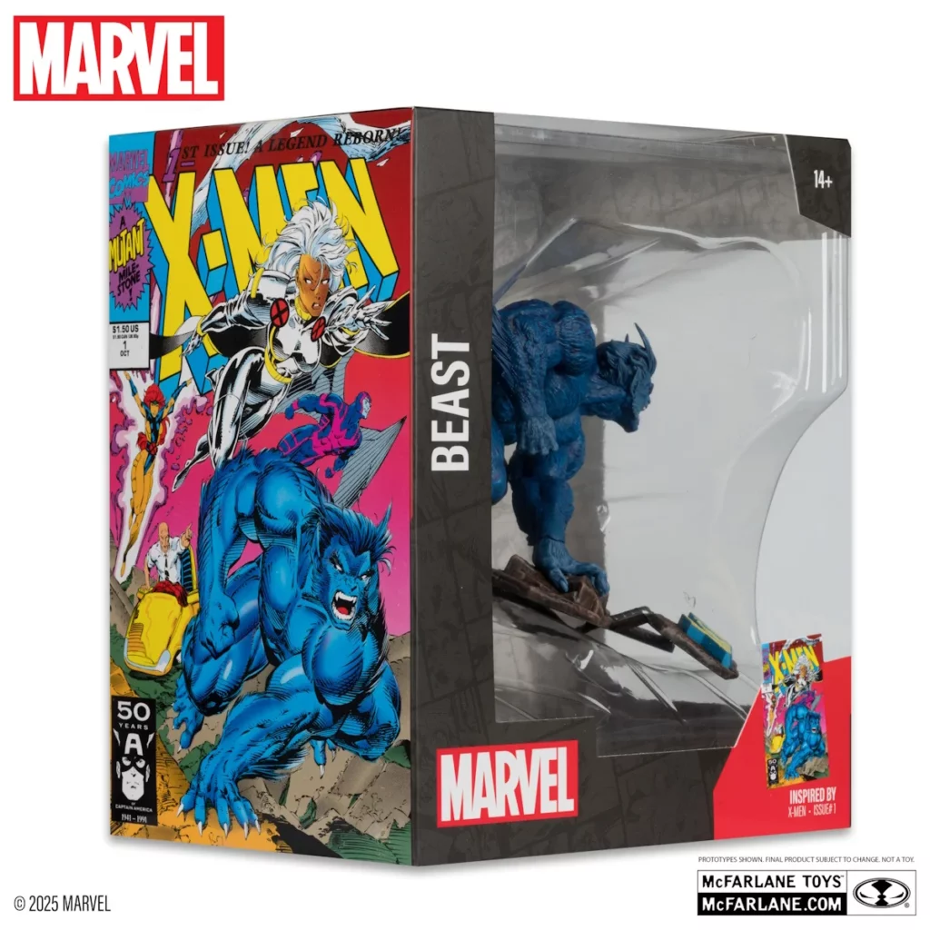 07. McFarlane Marvel Beast (X Men #1) Figura, 12cm