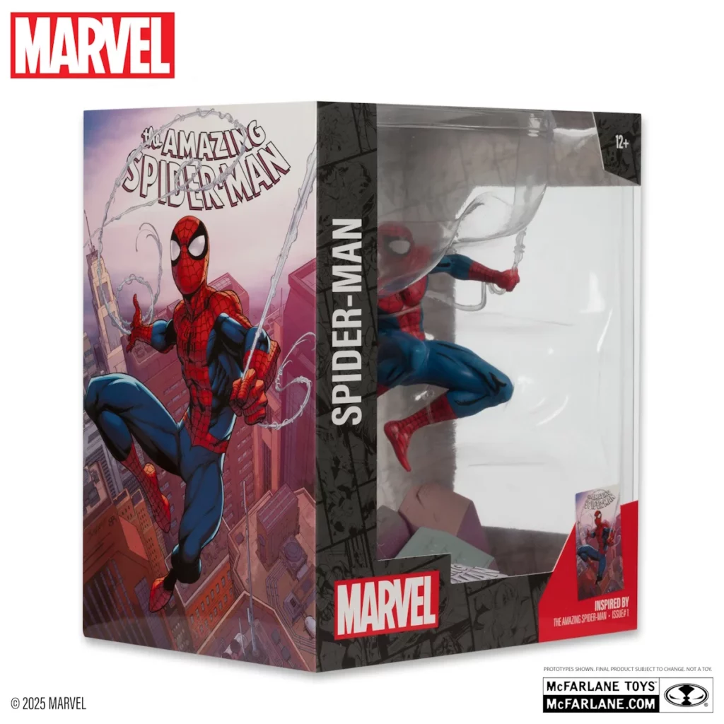 07. McFarlane Marvel Spider Man (The Amazing Spider Man #1) Figura, 17cm