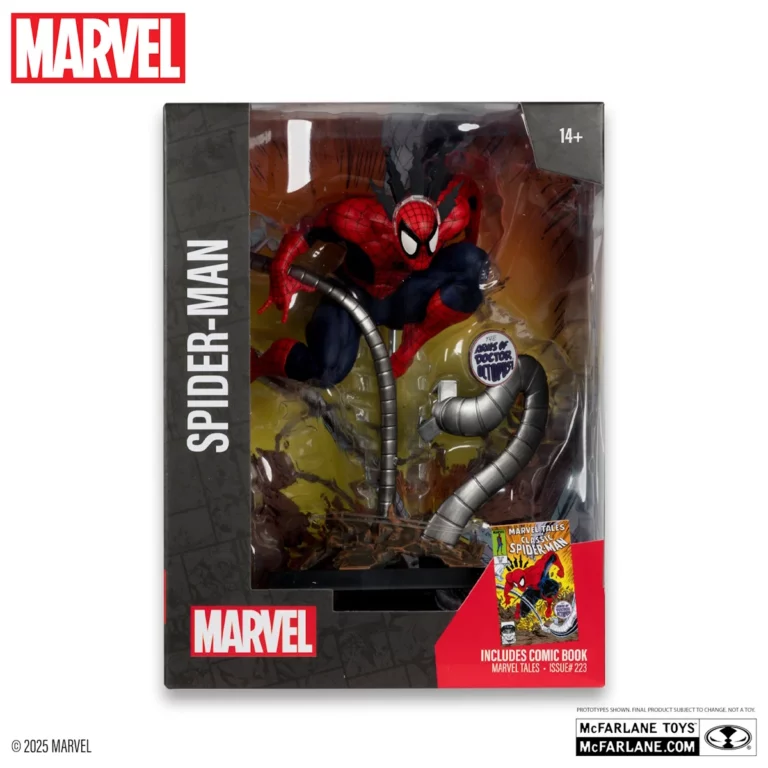 07. McFarlane Marvel Spider Man Figura, 25cm + Strip (Marvel Tales #223)