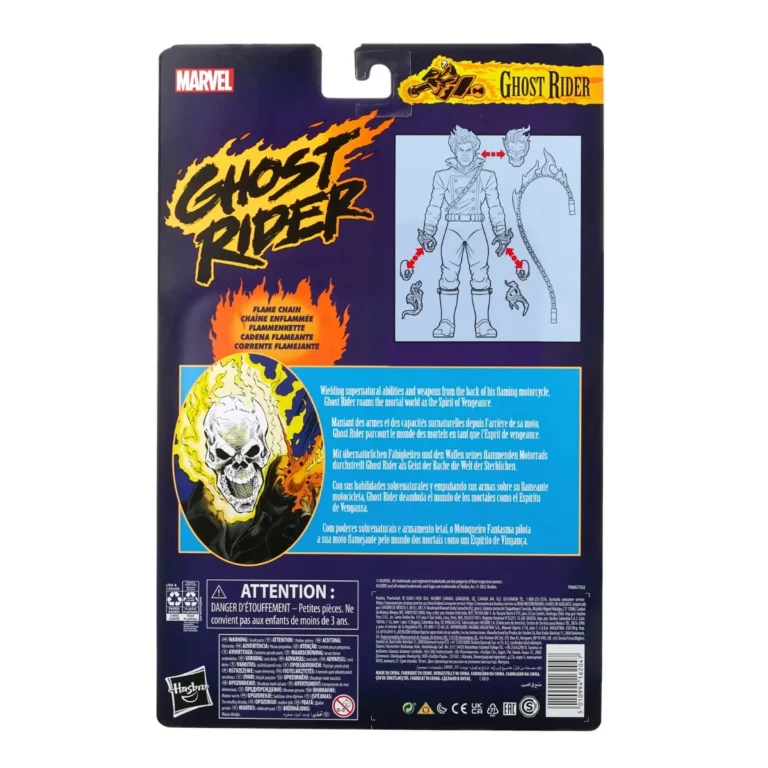 08. Marvel Legends Series Ghost Rider Figura, 15cm