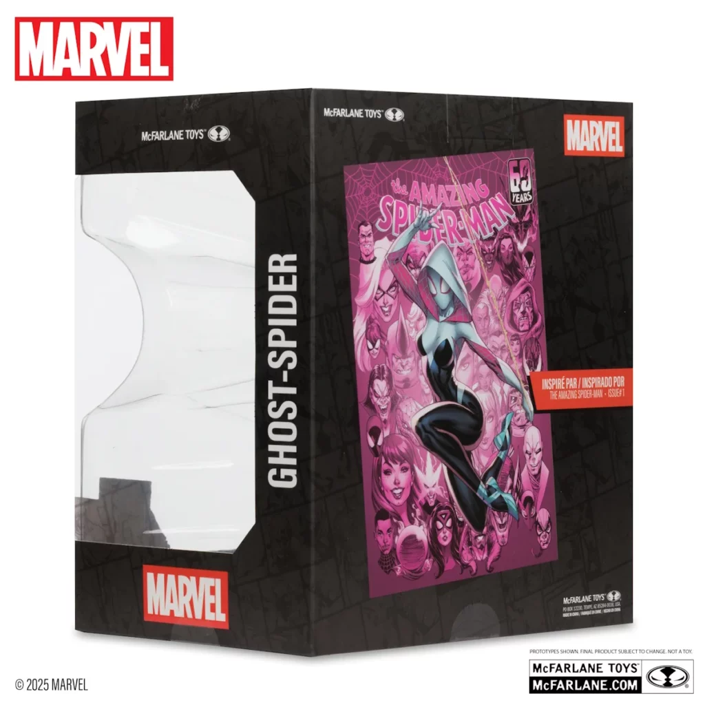 08. McFarlane Gold Label Ghost Spider (The Amazing Spider Man #1) Figura, 17cm