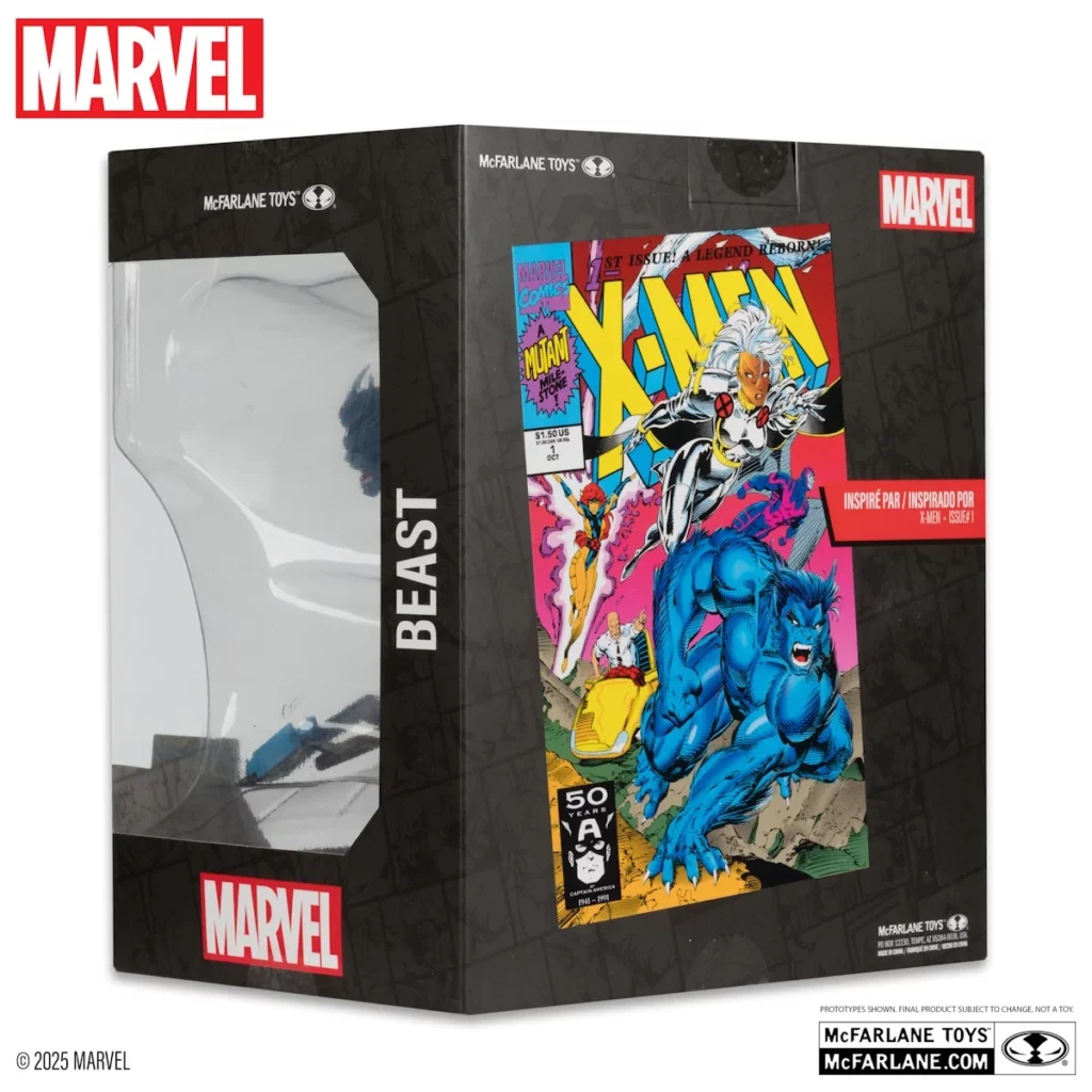 08. McFarlane Marvel Beast (X Men #1) Figura, 12cm