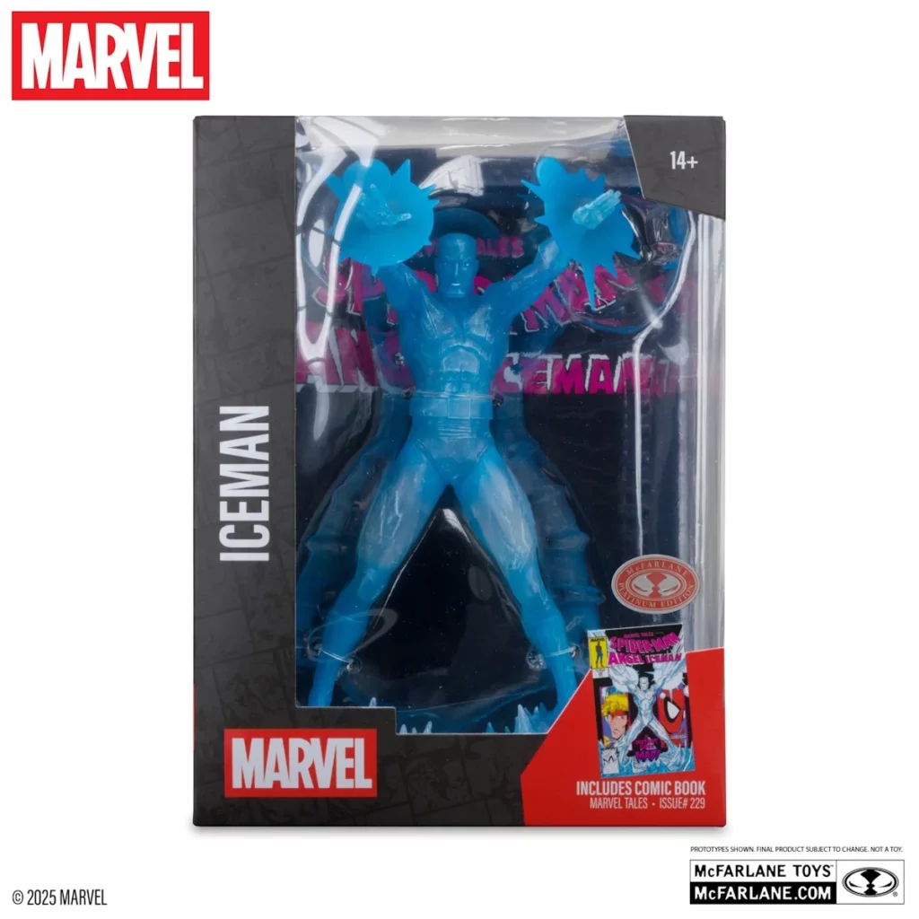 arvel Iceman Figura, 29cm + Strip (Marvel Tales #229)
