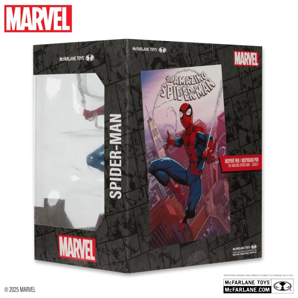 08. McFarlane Marvel Spider Man (The Amazing Spider Man #1) Figura, 17cm