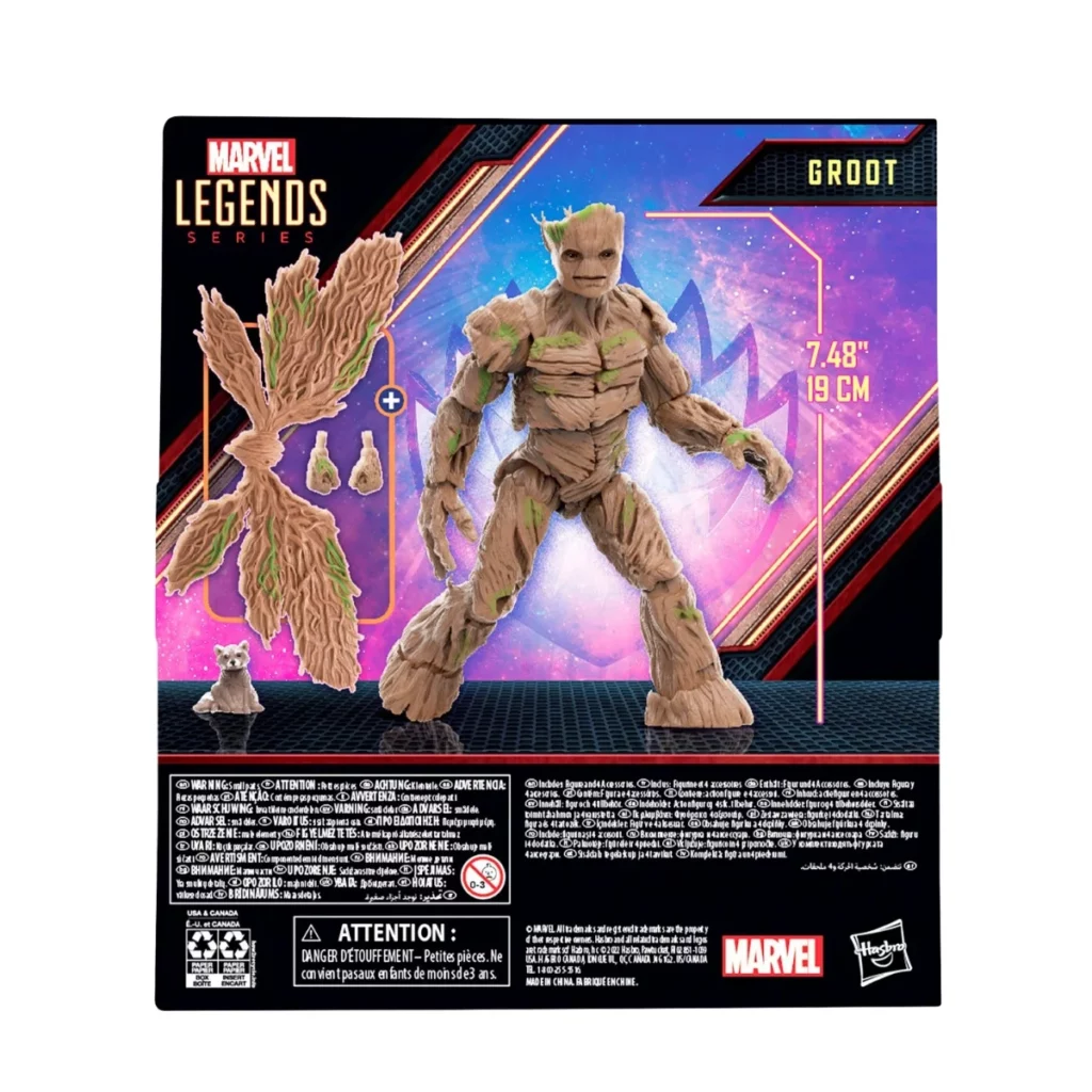 09. Marvel Legends Series Guardians Of The Galaxy Groot Figura, 19cm
