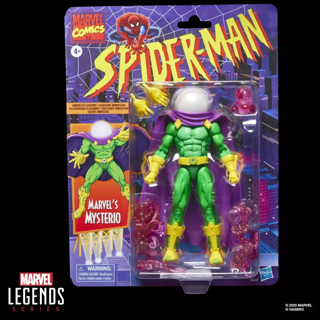 09. Marvel Legends Series Spider Man Marvel's Mysterio Figura, 15cm