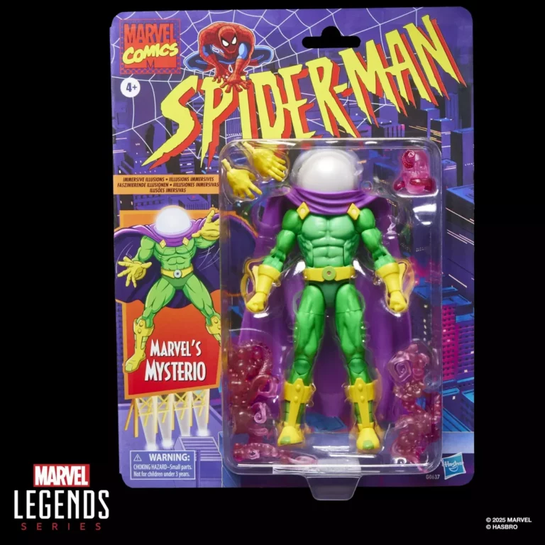 09. Marvel Legends Series Spider Man Marvel's Mysterio Figura, 15cm