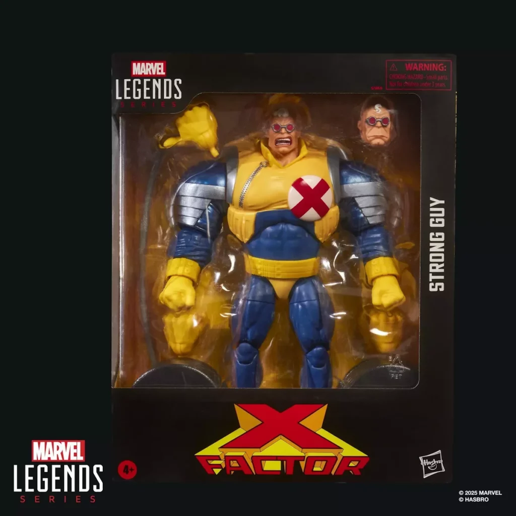 09. Marvel Legends Series X Factor Strong Guy Figura, 15cm