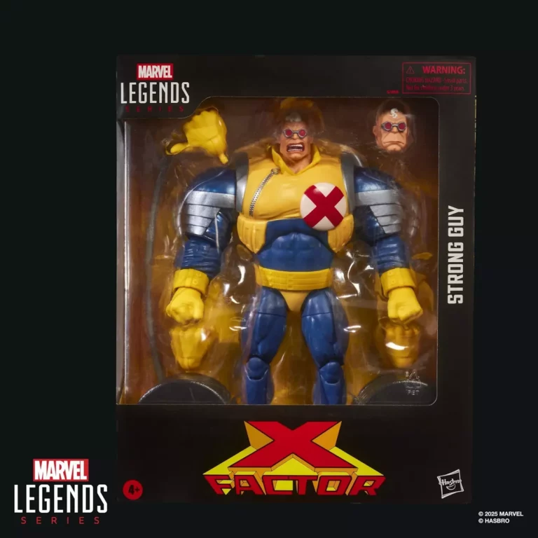 09. Marvel Legends Series X Factor Strong Guy Figura, 15cm