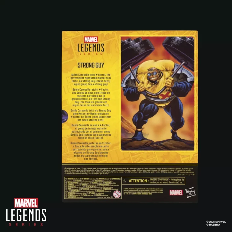 10. Marvel Legends Series X Factor Strong Guy Figura, 15cm