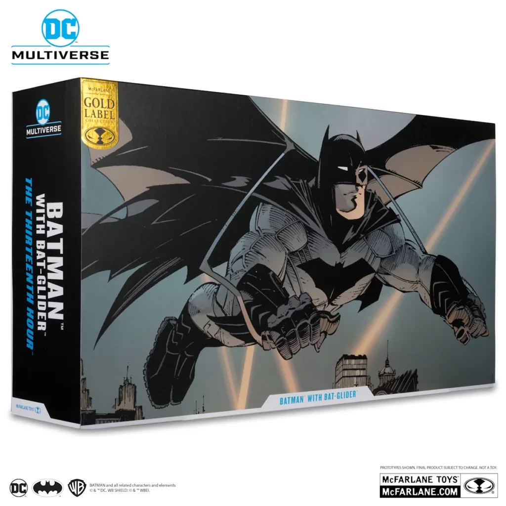 10. McFarlane Gold Label Batman With Bat Glider Figura, 18cm