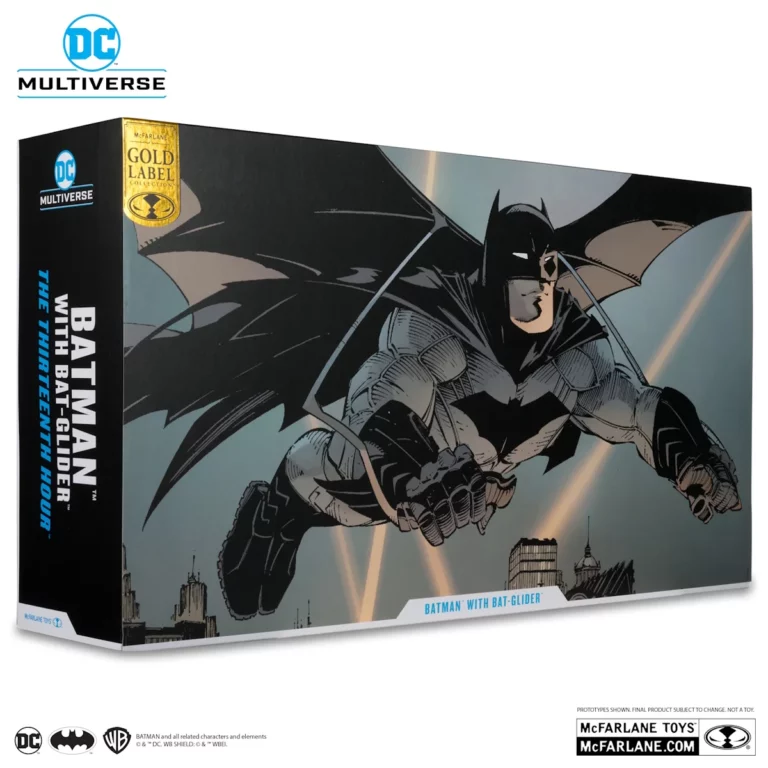 10. McFarlane Gold Label Batman With Bat Glider Figura, 18cm