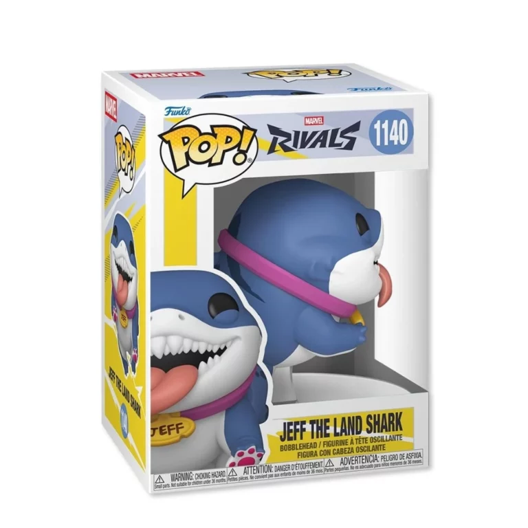 01. Funko Pop! Games Marvel Rivals Jeff The Land Shark #1140