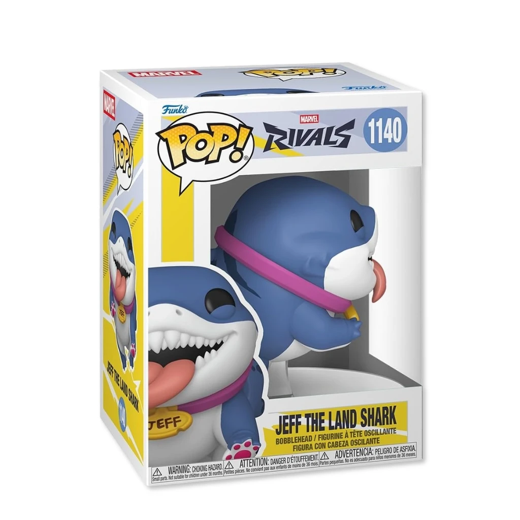 01. Funko Pop! Games Marvel Rivals Jeff The Land Shark #1140