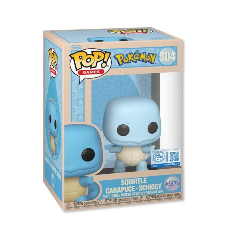 01. Funko Pop! Games Pokémon Squirtle (Soft Color) #504