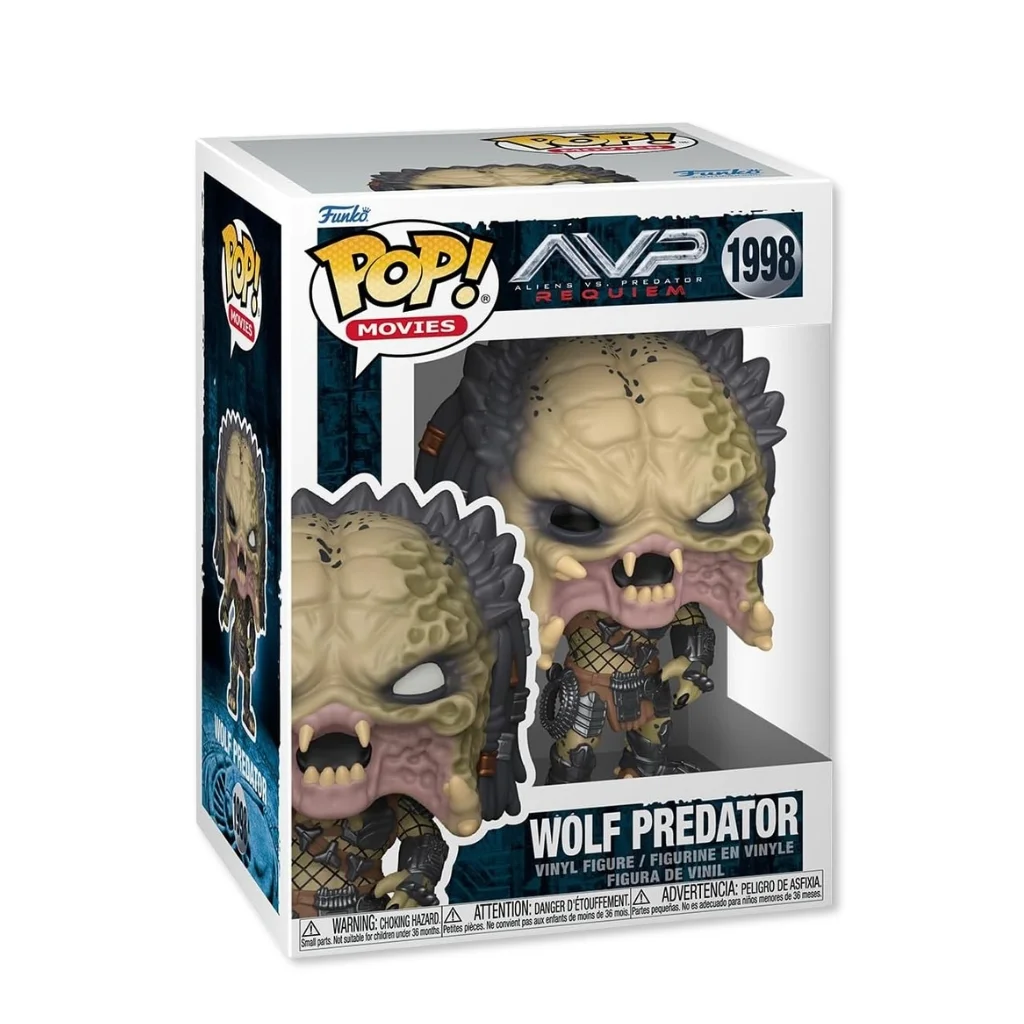 01. Funko Pop! Movies Aliens Vs. Predator Wolf Predator #1998