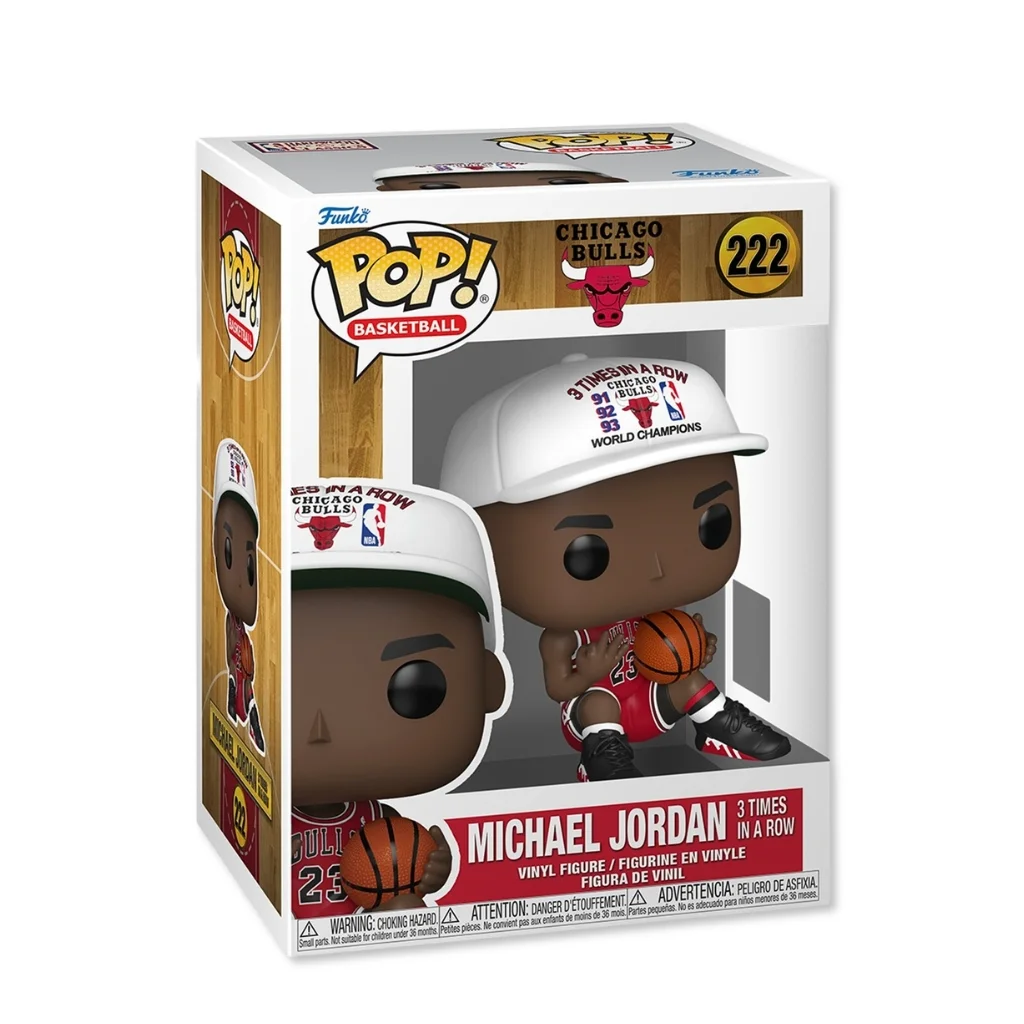 01. Funko Pop! NBA Chicago Bulls Michael Jordan (3 Times In A Row) #222