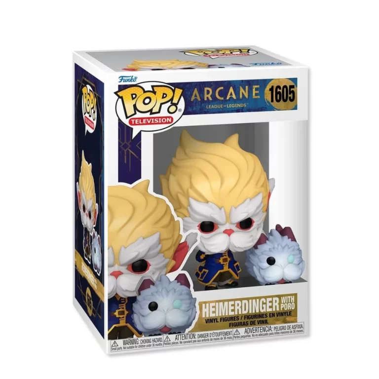 01. Funko Pop! TV Arcane League Of Legends Heimerdinger With Poro #1605