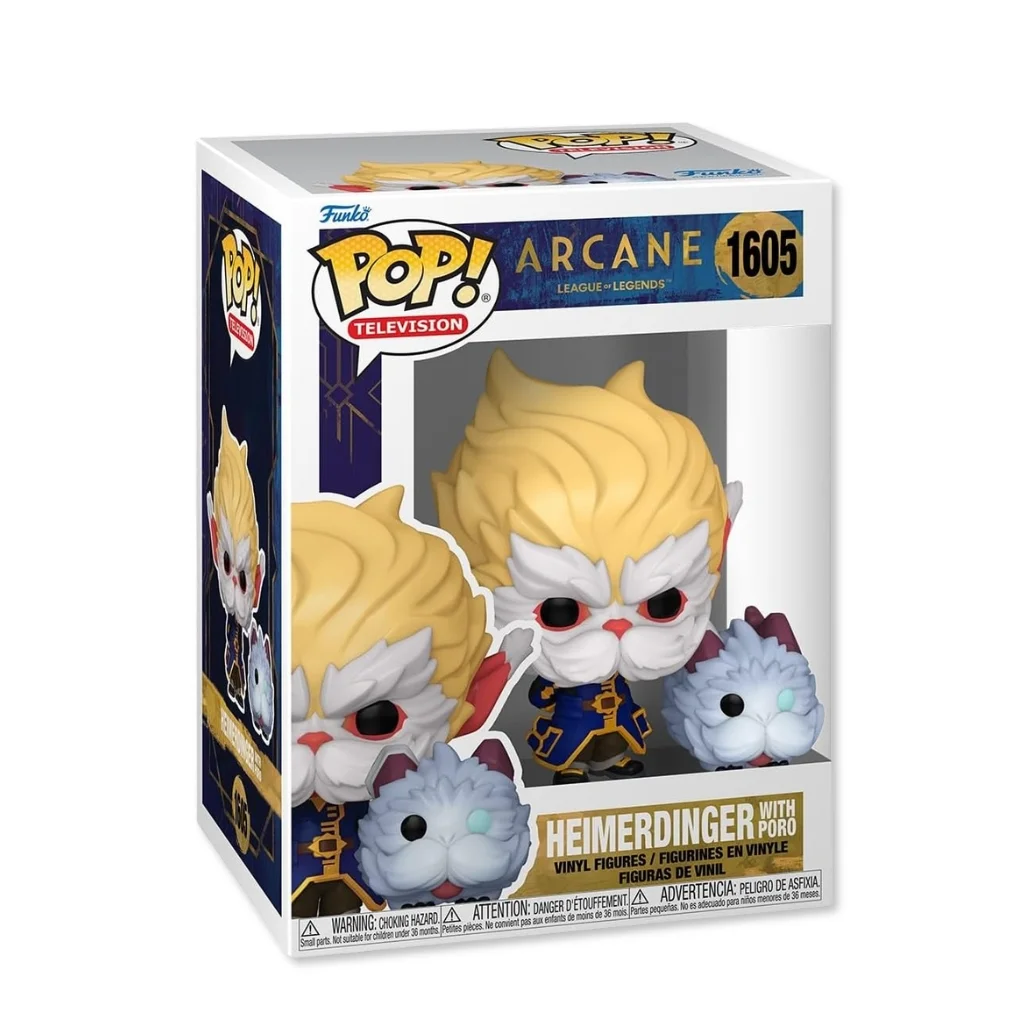 01. Funko Pop! TV Arcane League Of Legends Heimerdinger With Poro #1605