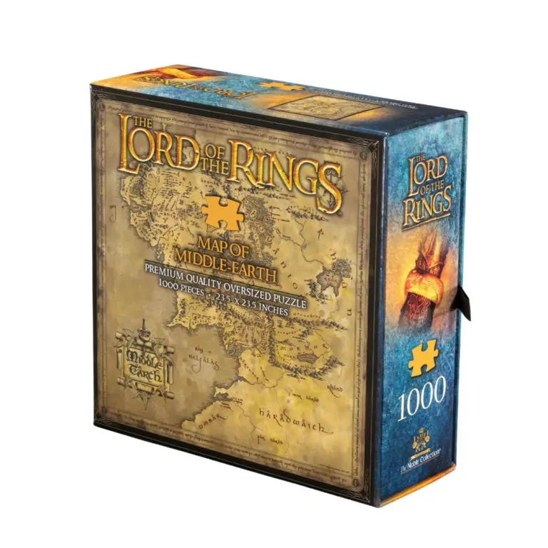 01. Lord Of The Rings Puzzle Map Of Middle Earth, 1000pcs