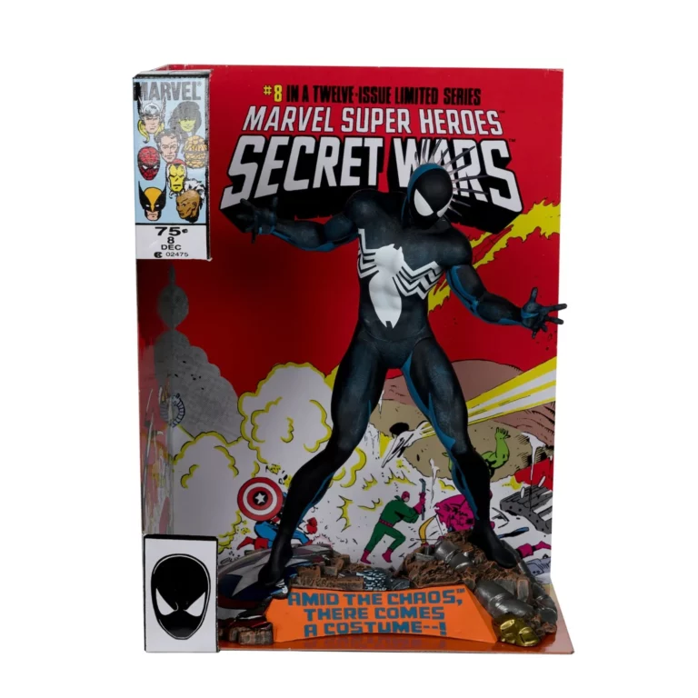 01. McFarlane Marvel Spider Man Figura, 27cm + Strip (Secret Wars #8)