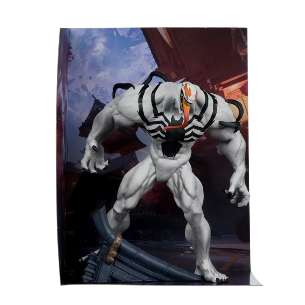 01. McFarlane Red Platinum Edition Venom (Marvel Rivals) Figura, 24cm