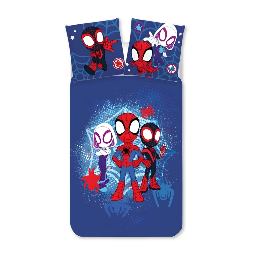 01. Spider Man 'City Adventures' Posteljina Za Bebe, 100×135 Cm