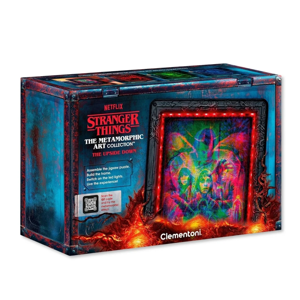 01. Stranger Things 'The Upside Down' Puzzle S LED Okvirom, 520pcs