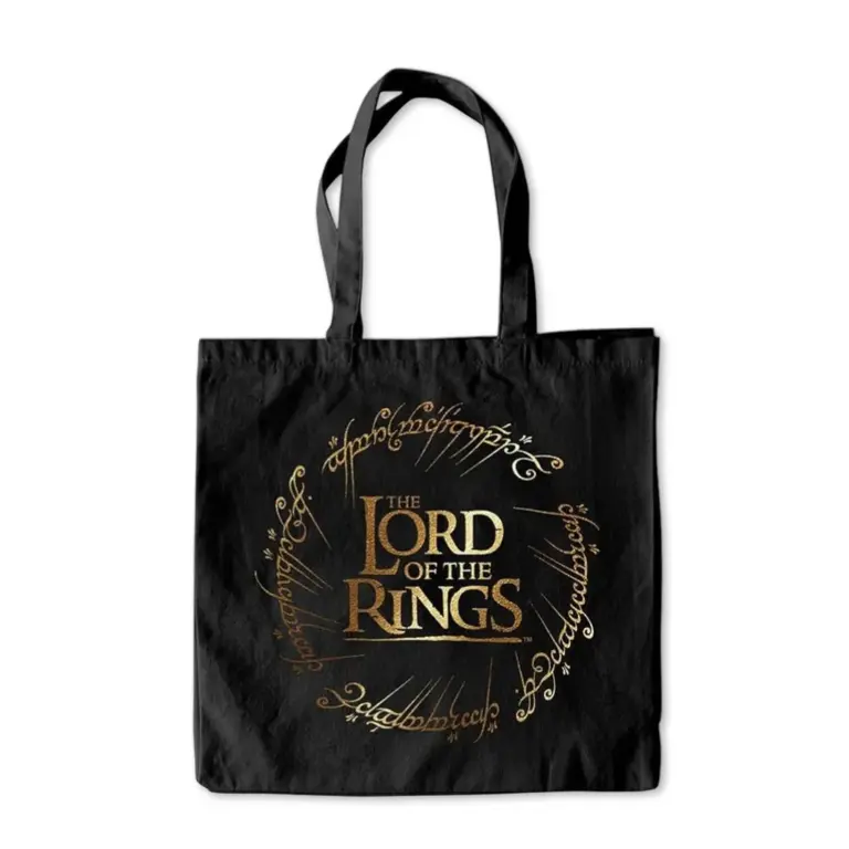 01. The Lord Of The Rings 'Gold Foil' Tote Bag