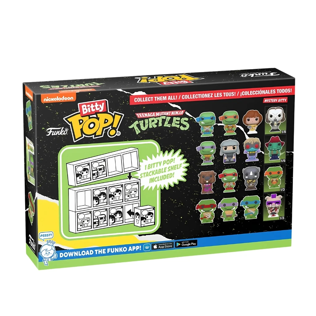 02. Funko Bitty Pop! Teenage Mutant Ninja Turtles 4 Pack Series 3