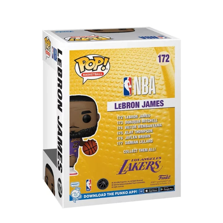 02. Funko Pop! Basketball Los Angeles Lakers LeBron James #172