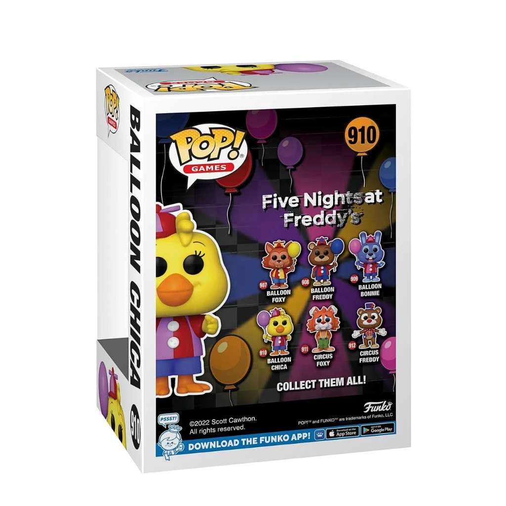 02. Funko Pop! Games Five Nights At Freddy’s Balloon Chica #910