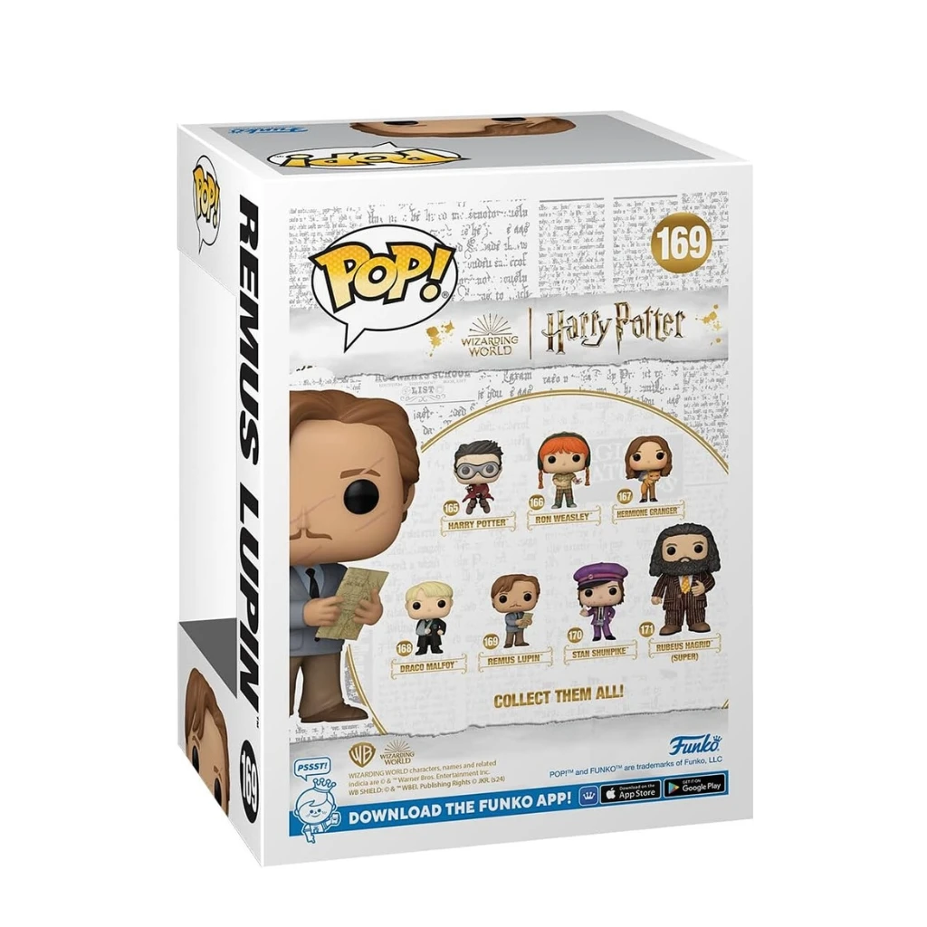 02. Funko Pop! Movies Harry Potter Remus Lupin With Map #169