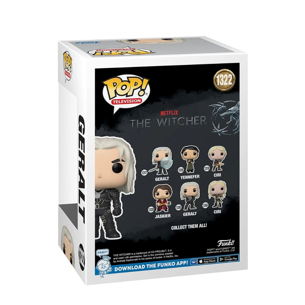 02. Funko Pop! TV The Witcher Geralt (GITD) #1322