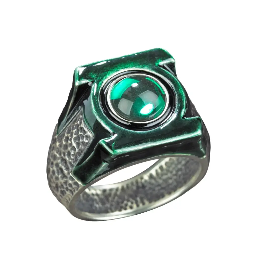 02. Green Lantern Movie Prop Ring & Display