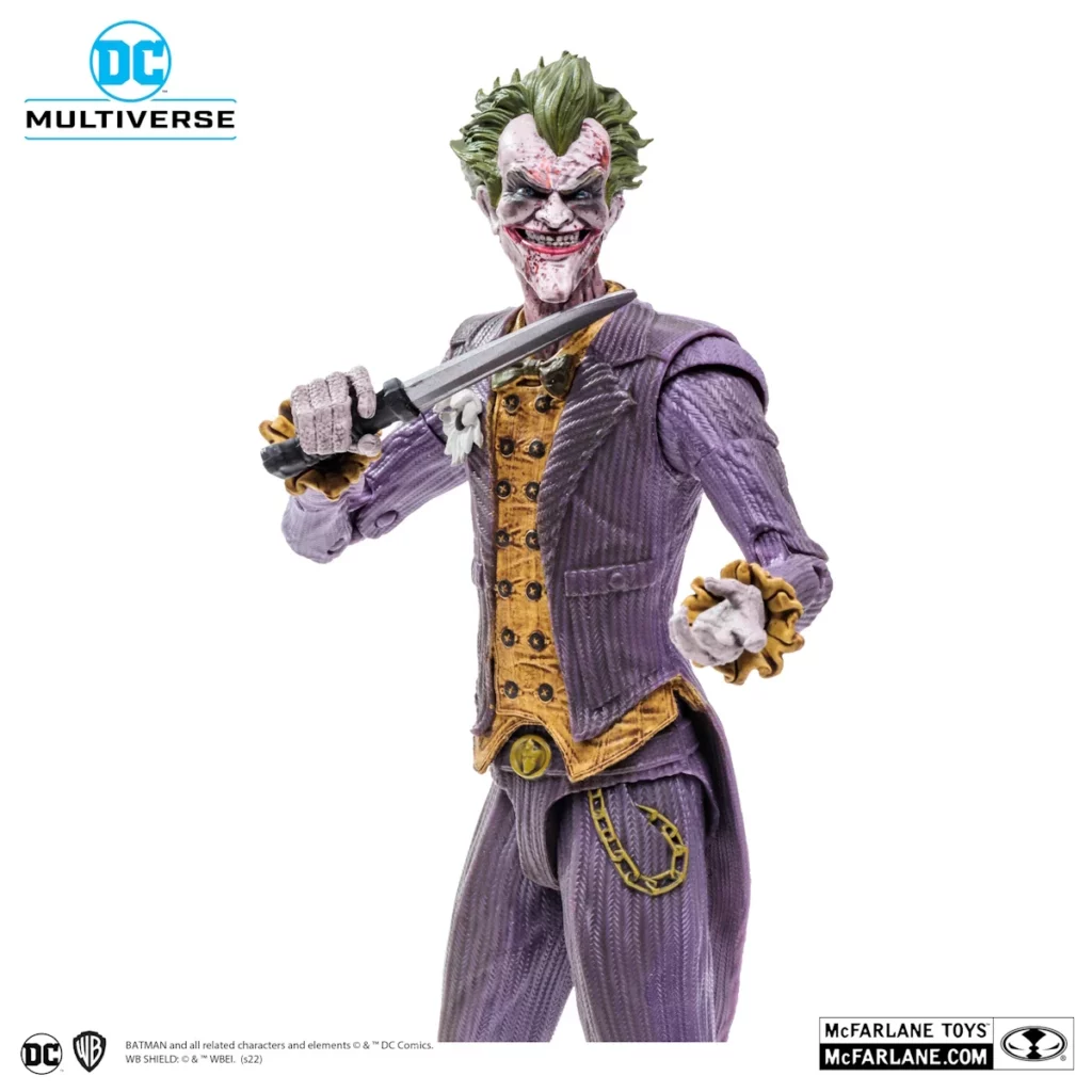 02. McFarlane DC Multiverse The Joker (Batman Arkham City) Figura, 18cm