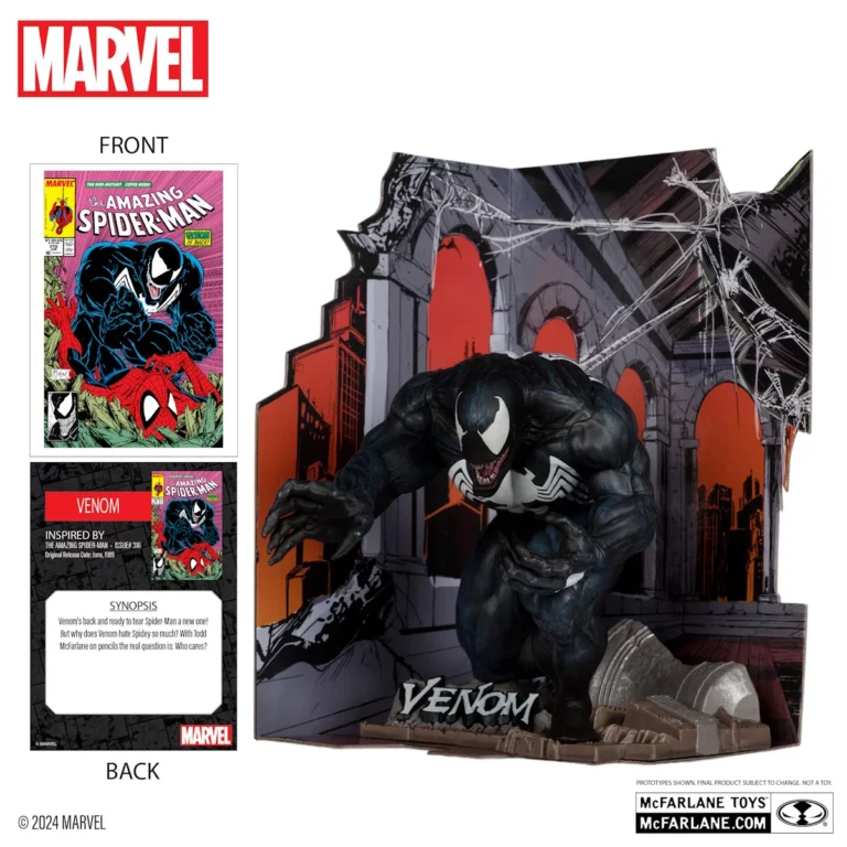 02. McFarlane Marvel Venom (The Amazing Spider Man #316) Figura, 16cm