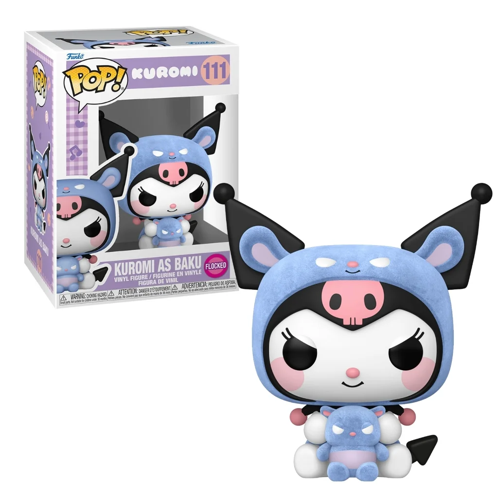 03. Funko Pop! Kuromi Kuromi As Baku (Flocked) #111