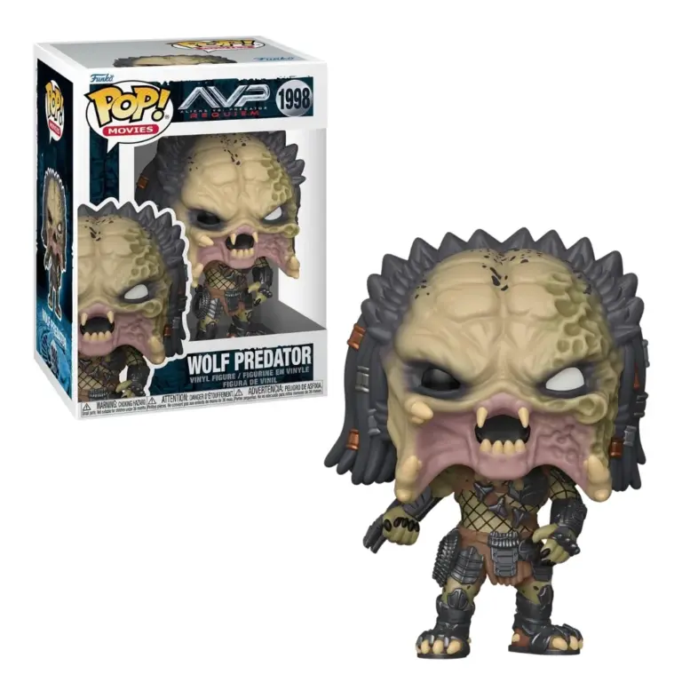 03. Funko Pop! Movies Aliens Vs. Predator Wolf Predator #1998
