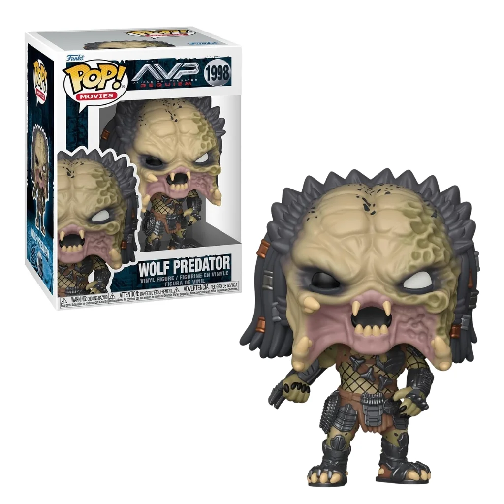 03. Funko Pop! Movies Aliens Vs. Predator Wolf Predator #1998