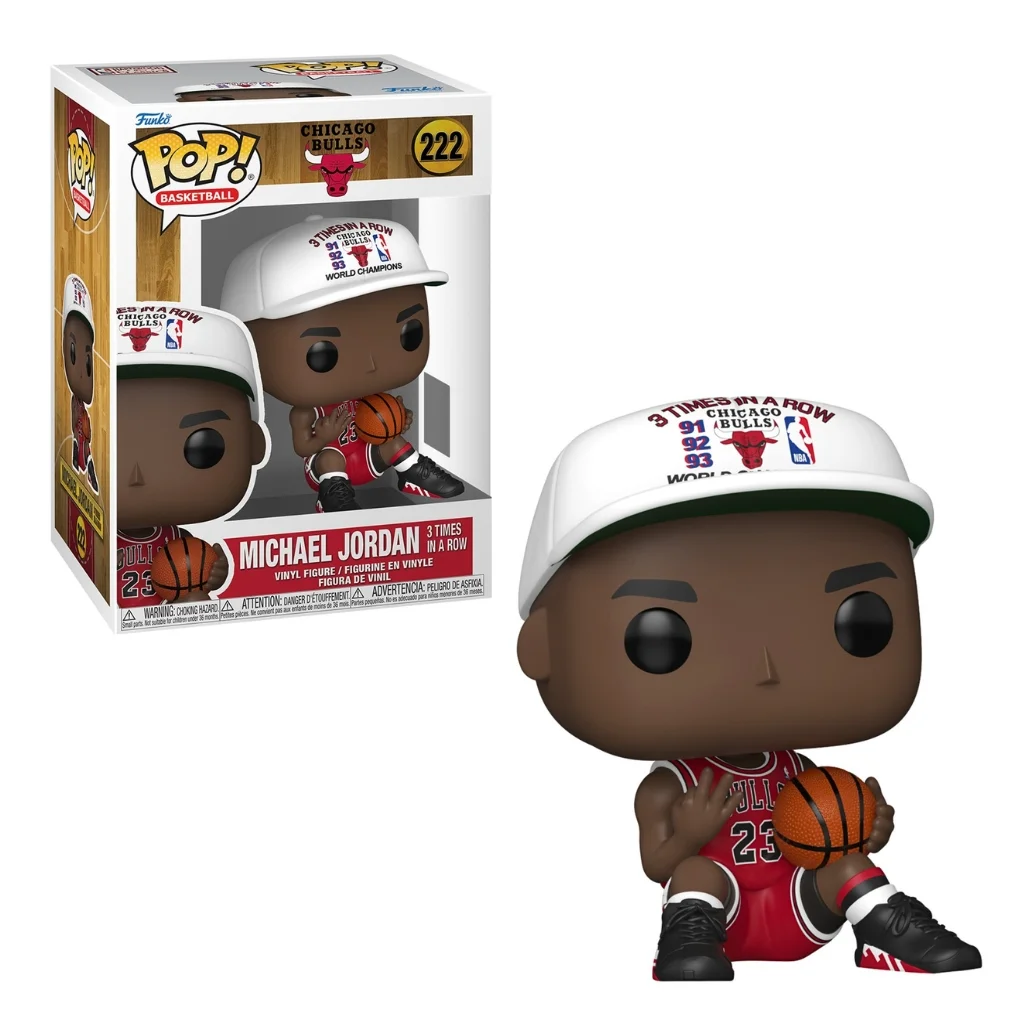 03. Funko Pop! NBA Chicago Bulls Michael Jordan (3 Times In A Row) #222