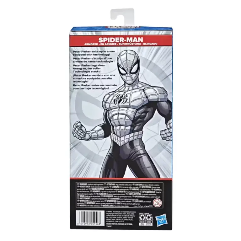03. Hasbro Marvel Spider Man (Armored) Figura, 25cm