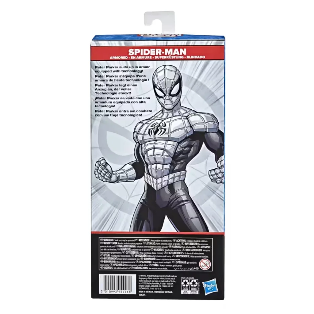 03. Hasbro Marvel Spider Man (Armored) Figura, 25cm