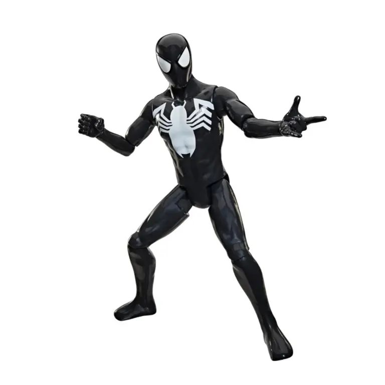 03. Hasbro Titan Series Spider Man Black Suit Spider Man Figura, 30cm