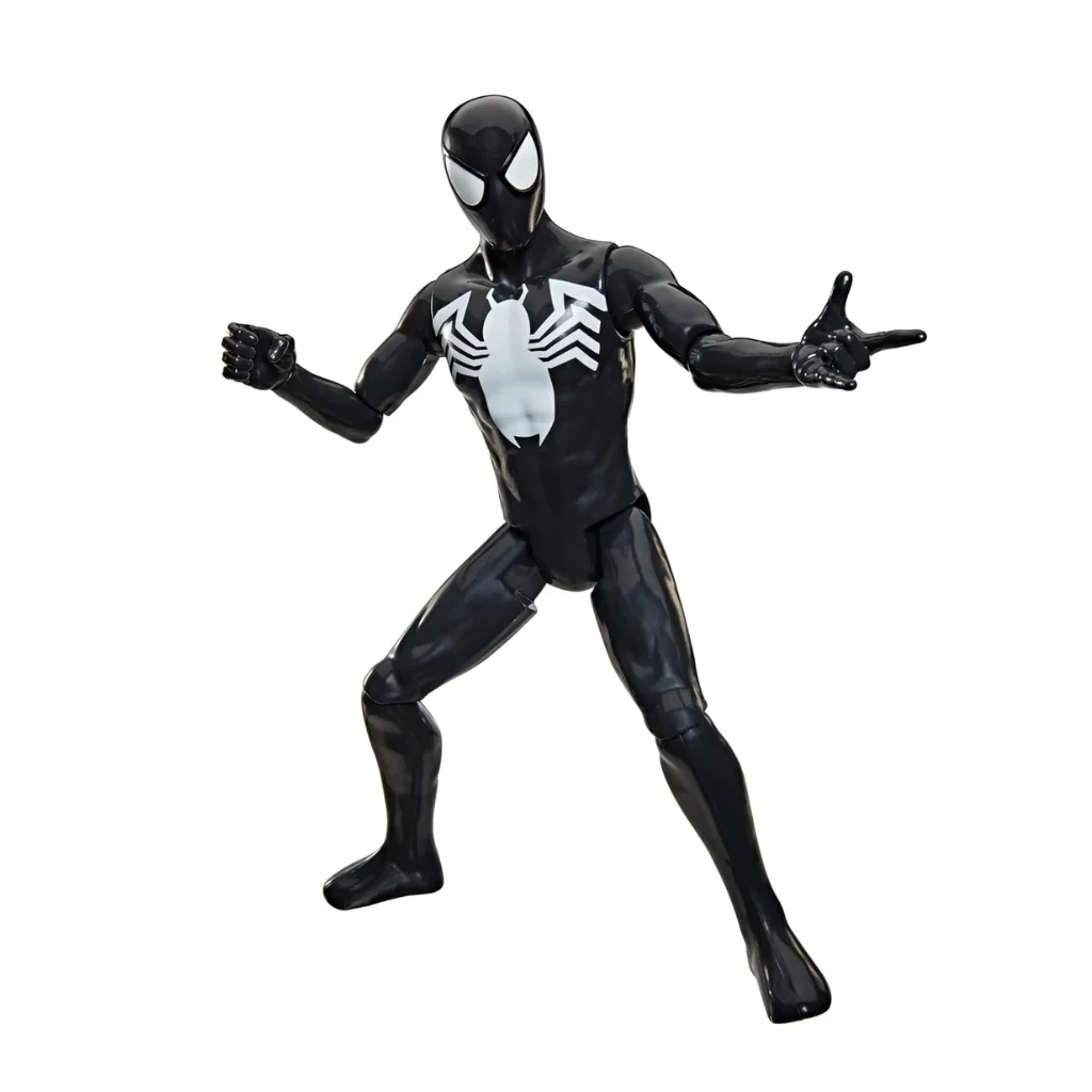 03. Hasbro Titan Series Spider Man Black Suit Spider Man Figura, 30cm