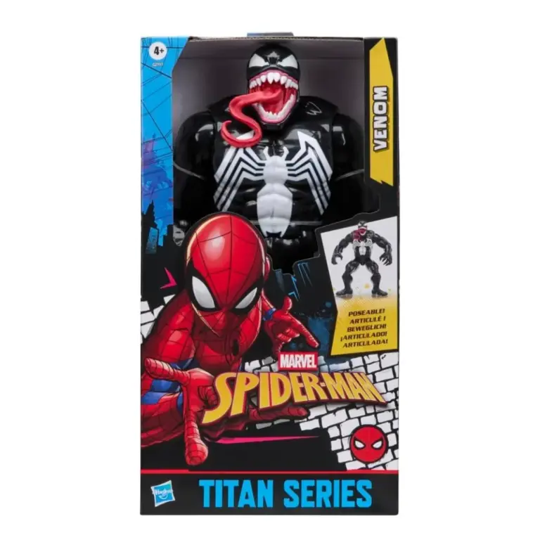 03. Hasbro Titan Series Spider Man Venom Figura, 30cm