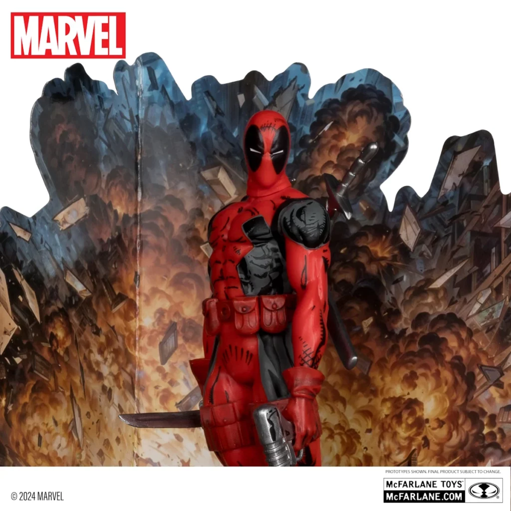 03. McFarlane Marvel Deadpool (The New Mutants #98) Figura, 16cm