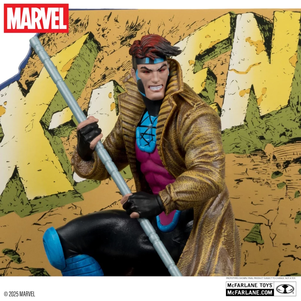 03. McFarlane Marvel Gambit (X Men #1) Figura, 18cm